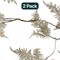 Iridescent Fern Fairy Light Garland with 20 LEDs – Battery Operated, Gold Twine